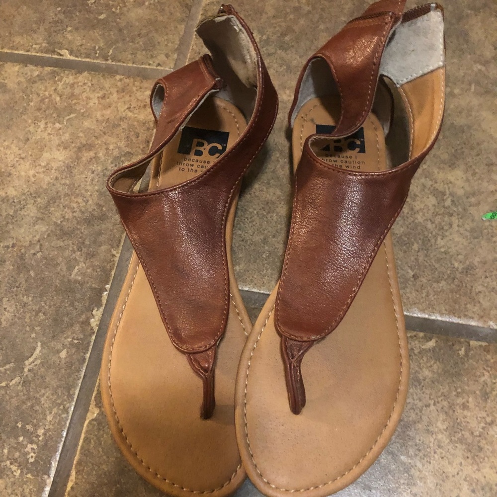 Leather sandals